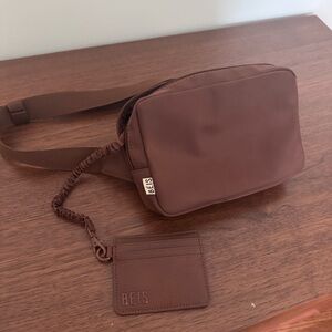 BEIS Chocolate Crossbody Bag with Cardholder